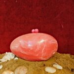 Unique Pink Oval Shell-Inspired Resin Clutch Purse with Detachable Chain Strap for Style